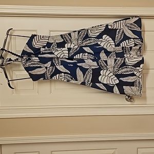 Halter Floral Print Dress